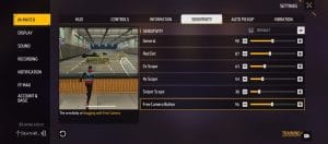 Free Fire best sensitivity settings 2026