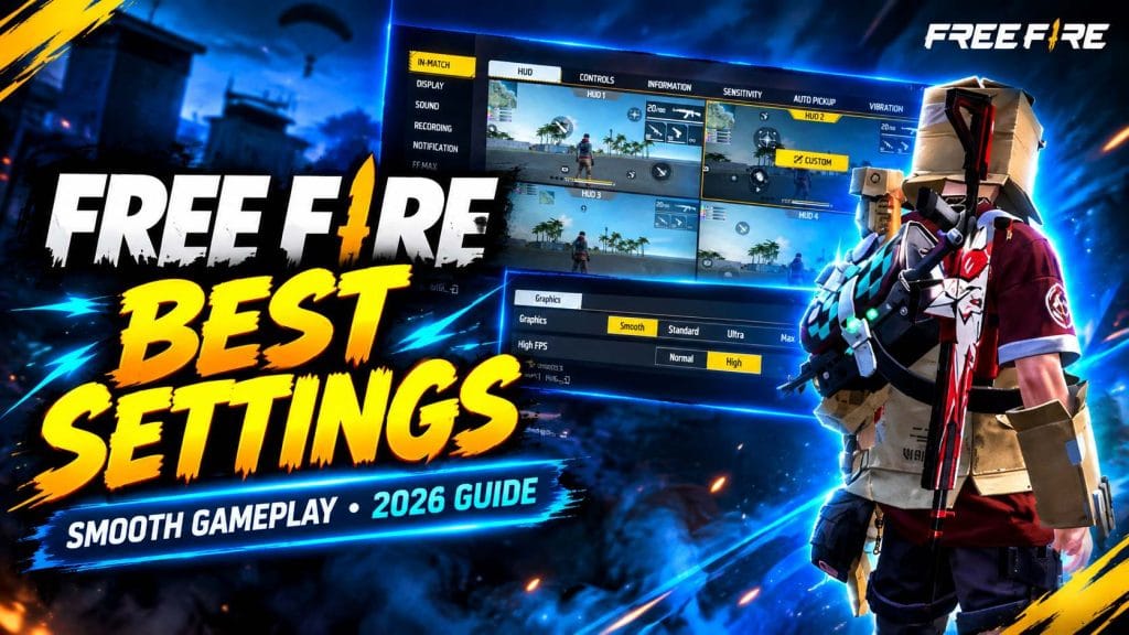 Free Fire best settings for smooth gameplay and better performance .