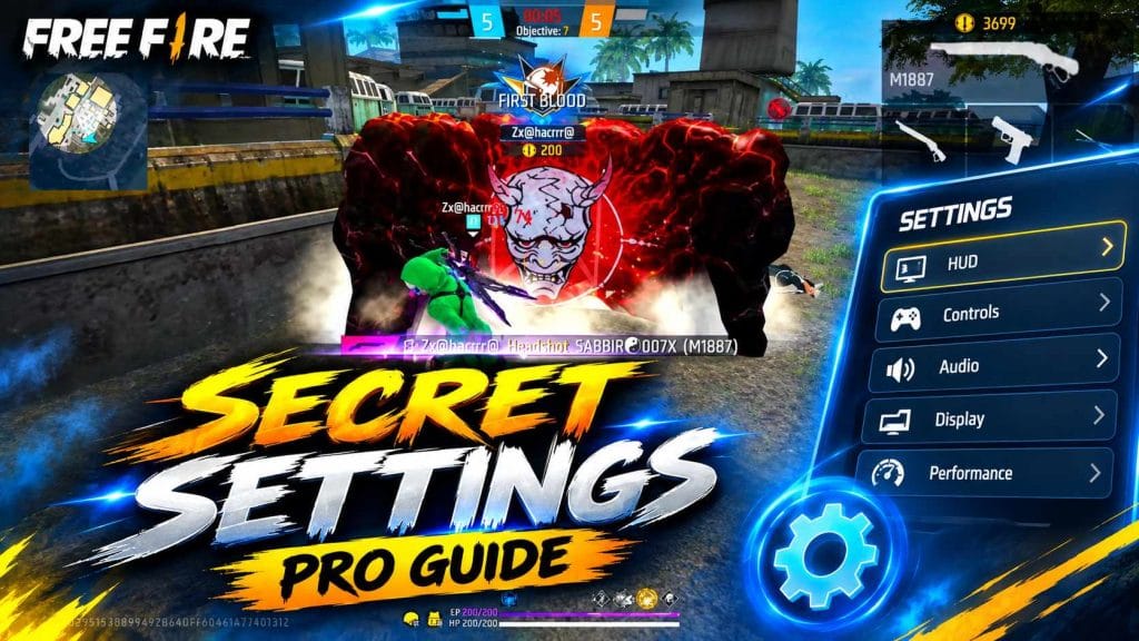 Free Fire secret settings guide for better gameplay