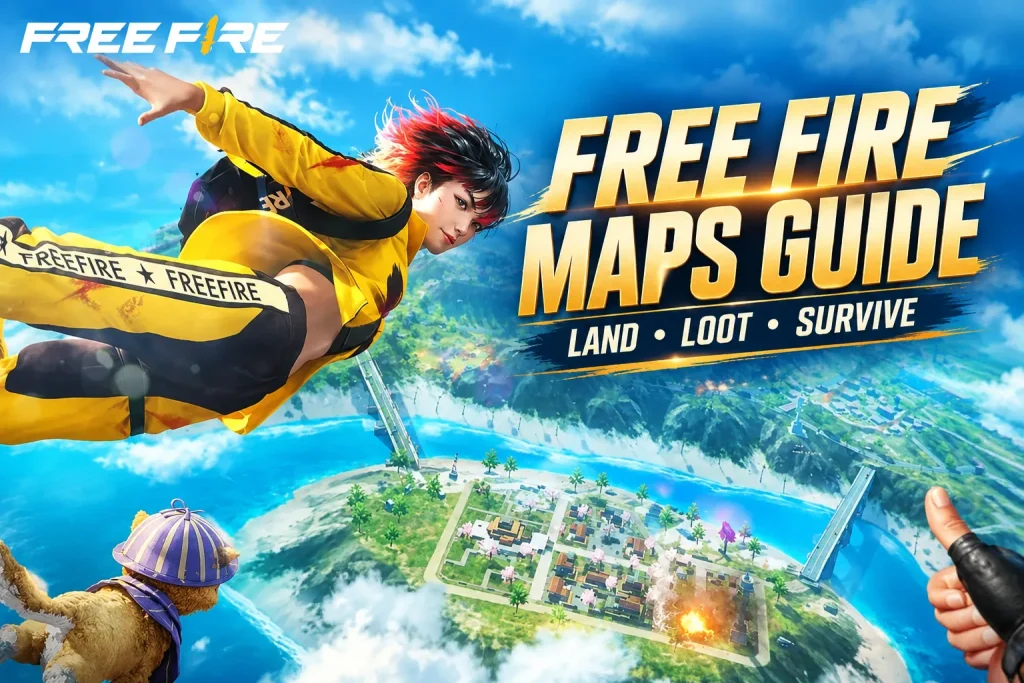 Free Fire Maps Guide: Best Landing Spots & Loot | FFGamingZone